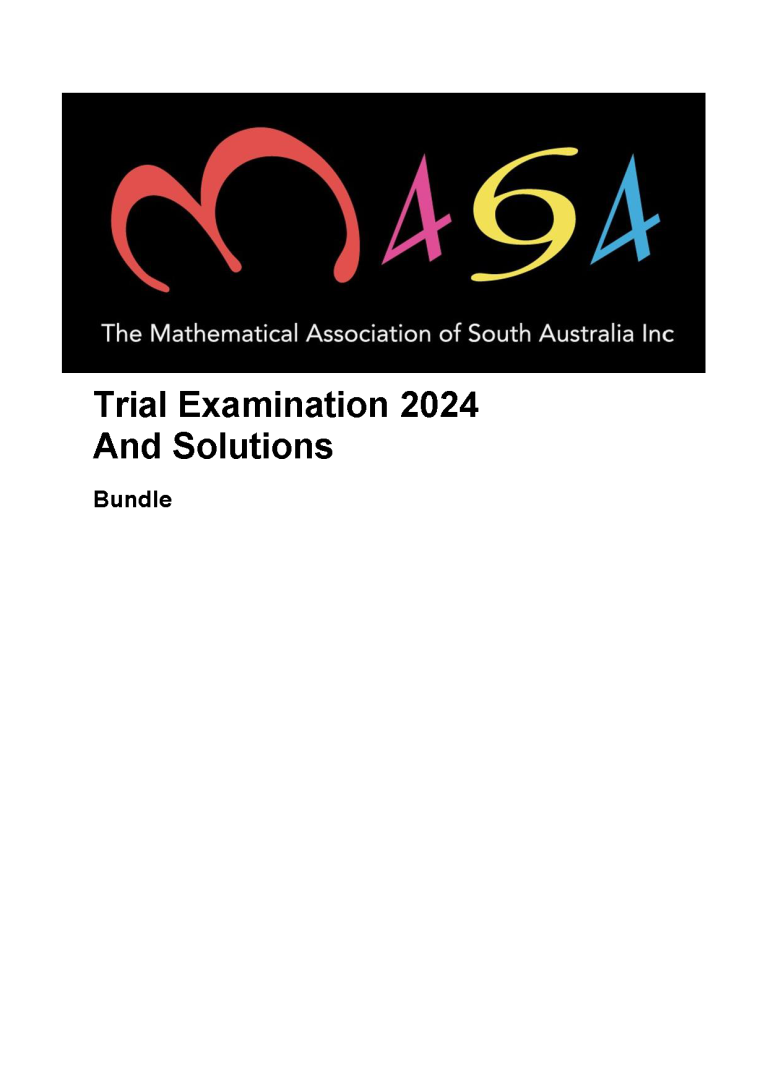 2024 MASA Trial Exams Bundle - up to 4 types [Electronic Resources]